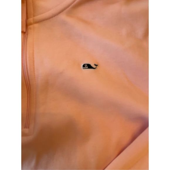 EUC Vineyard Vines Girls Light Pink Pullover - Size Large, 1/4 Zip, Blue Whale L - Picture 8 of 8